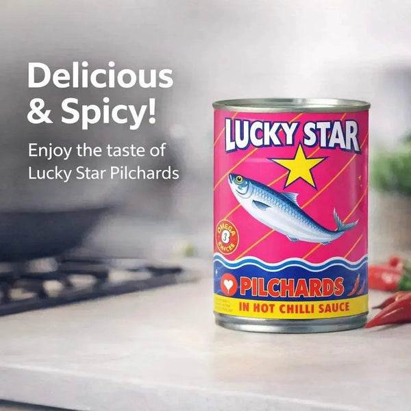 Luckystar - Pilchards in Hot Chilli Sauce - 400g Facebook Ad