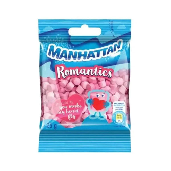 Manhattan Romantics Sweets 25g gourmet sugar candy with natural flavors