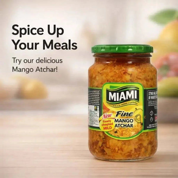 Miami Atchar Fine Mango (MILD) - 400g (Green bottle) Facebook Ad