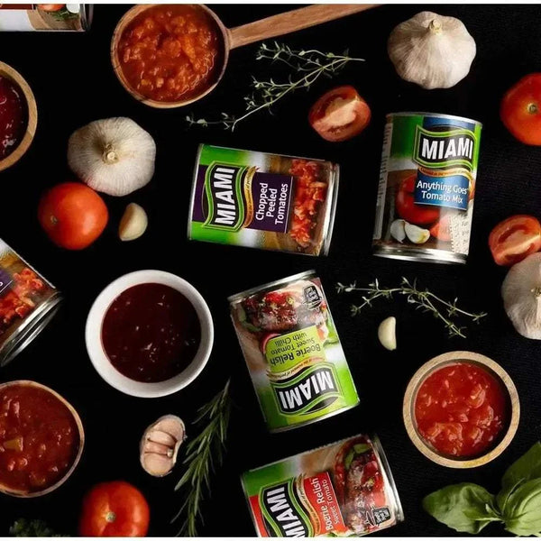 Miami Boerie Relish Sweet Tomato with Chilli 450g packaging