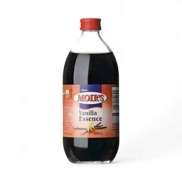 Moir’s Vanilla Essence 500ml bottle for baking with classic vanilla flavor