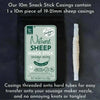 Pack of 10m natural sheep casings 19-21mm for home sausage making