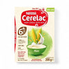 Nestlé Cerelac Baby Cereal with Milk (Maize), 200g box for babies 6 to 12 months.