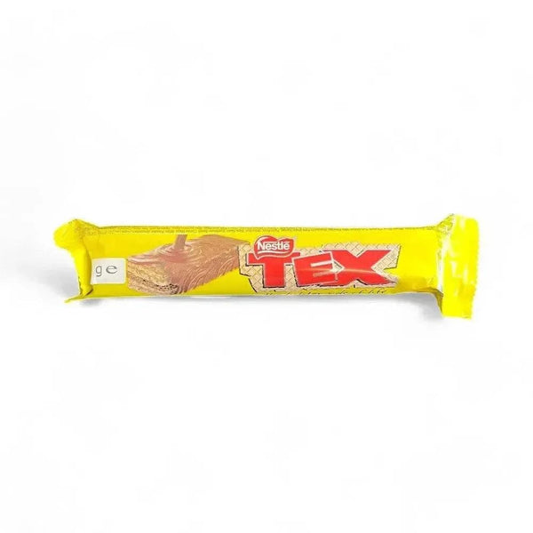 Nestle Chocolate Tex 40g bar with creamy milk chocolate and crispy wafer layers, popular South African treat