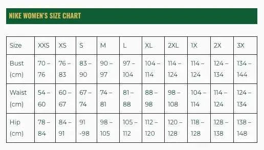 2025 Nike Springboks Women's Home Stadium rugby jersey in size small, durable and comfortable fabric, official match day design