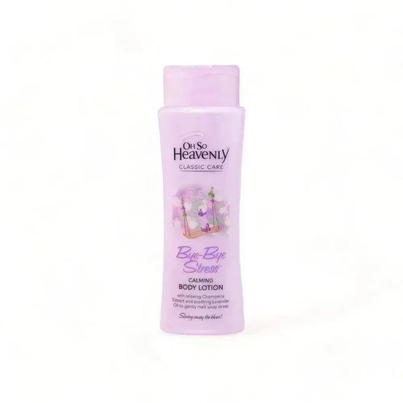 Oh So Heavenly Classic Care Body Lotion Bye Bye Stress with lavender and chamomile, 375ml, calming aromatherapy fragrance