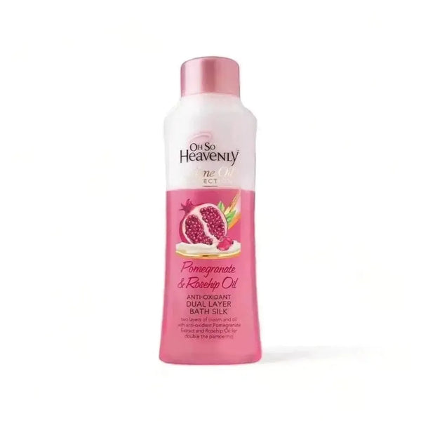 Oh So Heavenly Creme Oil Bath Silk with Pomegranate and Rosehip Oil 750ml bottle
