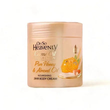 Oh So Heavenly Creme Oil Body Cream with Pure Honey and Almond Oil 470ml moisturizing vegan skin care