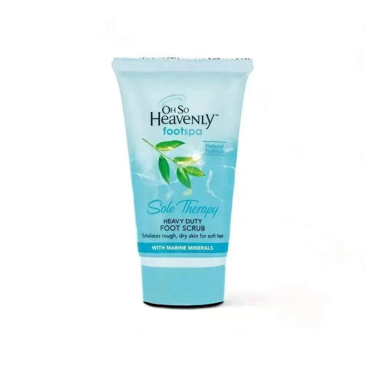 Oh So Heavenly Footspa heavy duty foot scrub with natural pumice and marine minerals for exfoliating rough skin