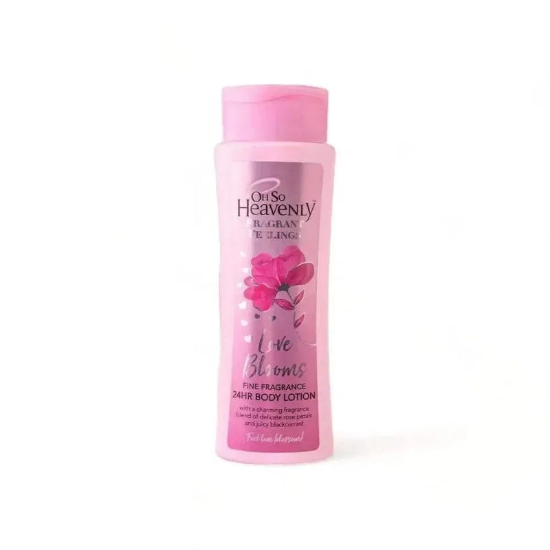 Oh So Heavenly Fragrant Feelings Body Lotion Love Blooms 375ml pink floral moisturizing lotion from South Africa