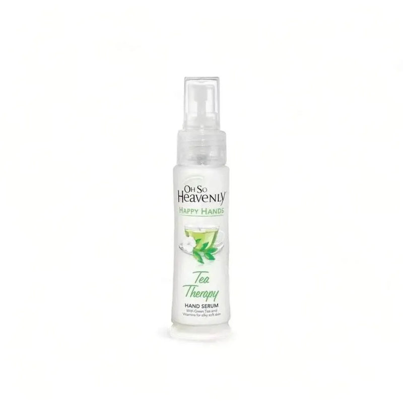 Oh So Heavenly Happy Hands Tea Therapy hand serum with Green Tea Extract and vitamins A, C, E for silky soft hands