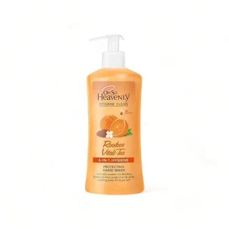 Oh So Heavenly Hygiene Clean Hand Wash Rooibos Vitali-Tea 450ml bottle with natural ingredients and fresh scent