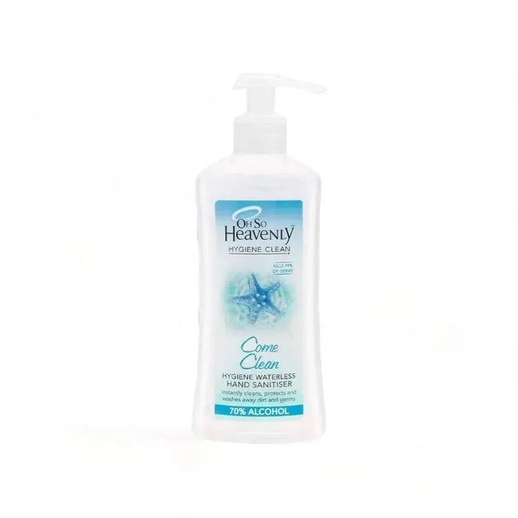Oh So Heavenly Hygiene Clean waterless hand sanitiser 450ml with 70% alcohol and refreshing scent