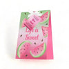 Oh So Heavenly Life is Sweet Lucky Packet with watermelon scented bath and body products including body wash, lotion, hand lotion, and loofah