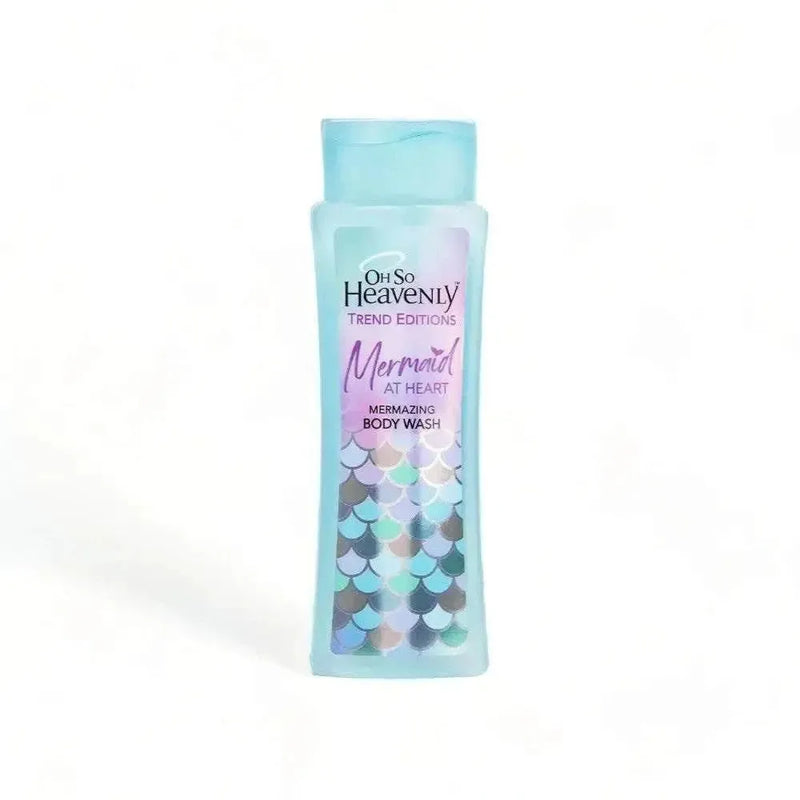 Oh So Heavenly Trend Editions Mermaid At Heart Mermazing body wash 375ml bottle with ocean-themed design