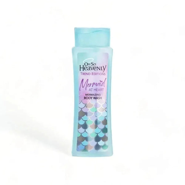 Oh So Heavenly Trend Editions Mermaid At Heart Mermazing body wash 375ml bottle with ocean-themed design
