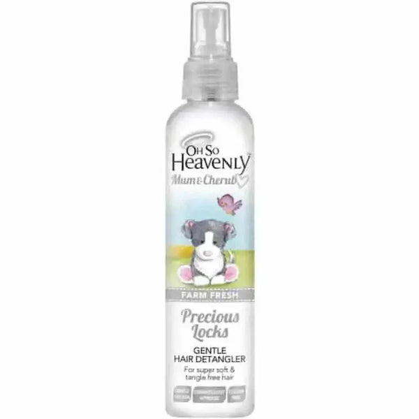 Oh So Heavenly Mum & Cherub Precious Locks gentle hair detangler bottle 200ml