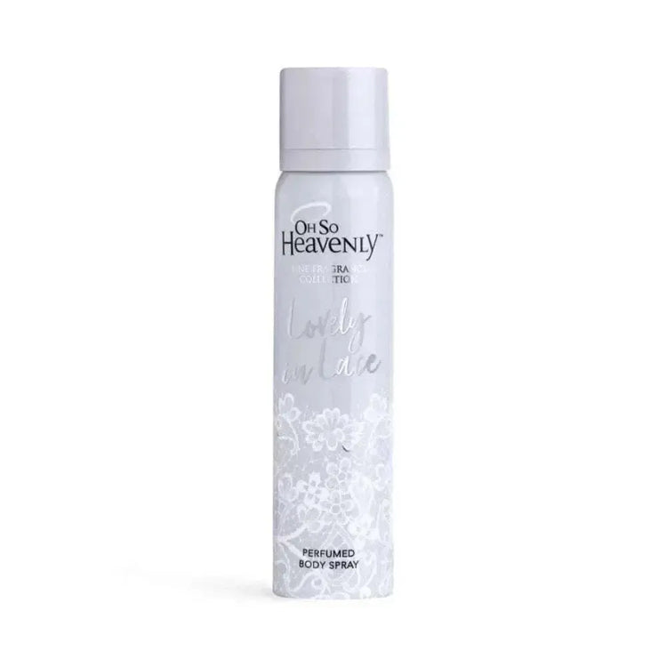 Oh So Heavenly Perfumed Body Spray Lovely In Lace 90ml floral fragrance with jasmine apple blossom rose notes