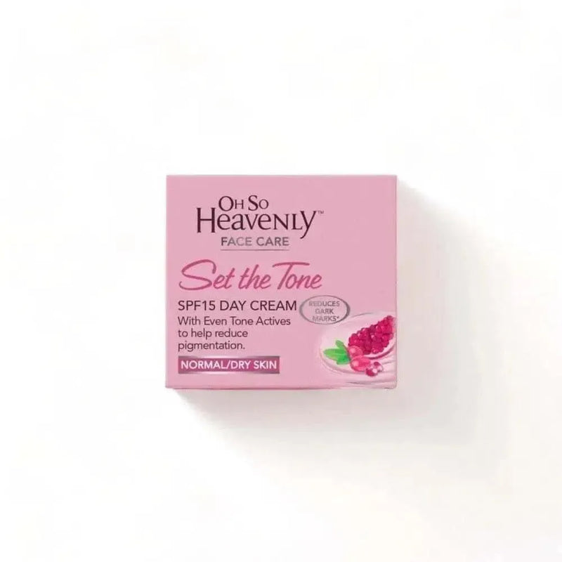 Oh So Heavenly Set the Tone SPF 15 Day Cream 50ml for radiant, protected skin