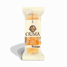 Ouma Rusks Buttermilk single sliced 30g pack, traditional South African crunchy snack