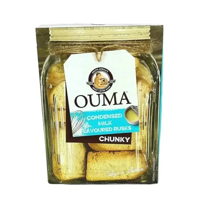 Ouma Rusks Condensed Milk 500g South African traditional rusk packaging