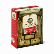 Ouma Rusks Muesli 1kg box with chunky muesli rusks in a clear jar packaging