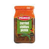 Pakco Curried Chillies Pickle 325g jar with spicy curried flavor
