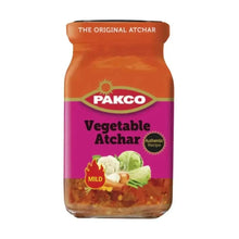 Pakco Vegetable Atchar Mild 385g jar South African pickle condiment
