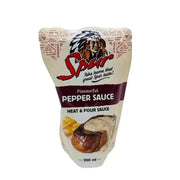 200ml bottle of Spur Pepper Sauce suitable for LACTO-OVO vegetarians, no added MSG, rich and flavorful