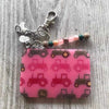Keyring - Pink John Deere Tractor - Something From Home - South African Shop