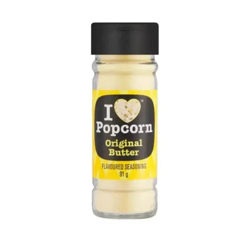 Popcorn Delights Original Butter Popcorn Seasoning 91g bottle with buttery flavor