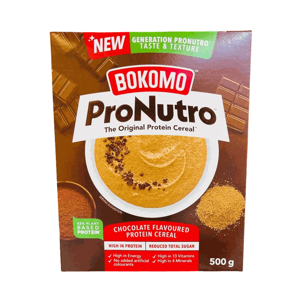 Bokomo ProNutro Chocolate Cereal 500g wheat-free protein-packed breakfast box