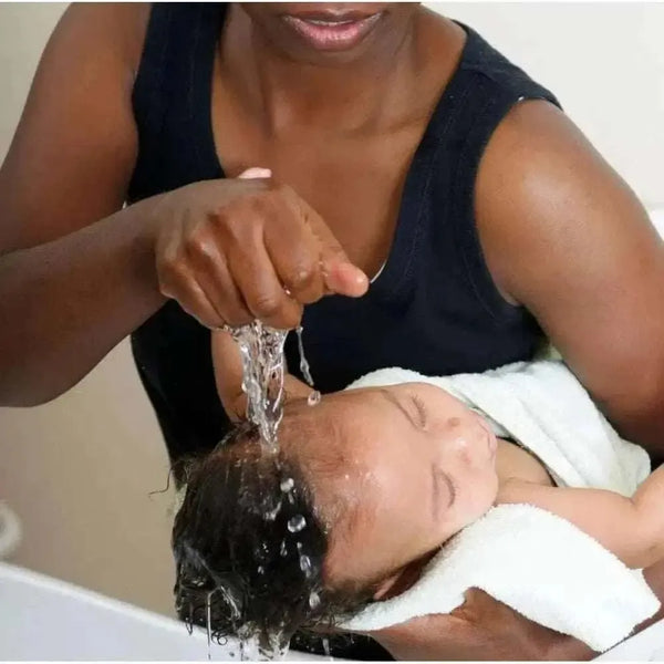 Purity & Elizabeth Anne's 2 in 1 baby shampoo and conditioner bottle, 200ml, gentle tear-free formula for delicate baby hair