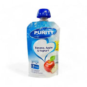 Purity Sachet Yogi Banana Apple Yoghurt 110ml nutritious baby snack with natural ingredients