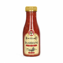 Rooibaard Sauce Baardjang Matige Tamatie 350ml bottle - medium-spiced tomato sauce for grilling and braais.