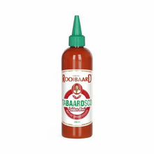 Rooibaard Tabaardsco Rooi Sauce 250ml medium spicy red chili sauce in squeeze bottle