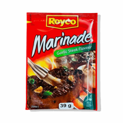 Royco Marinade Garlic Steak 39g pack for tenderising and flavouring steak with garlic and herbs