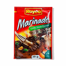 Royco Marinade Garlic Steak 39g pack for tenderising and flavouring steak with garlic and herbs