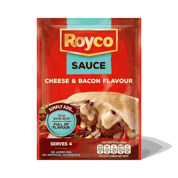 Royoco Rice Sauce Royco Sauce Cheese & Bacon Flavoured 38g - Quick Meal Booster - South ...