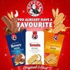 Bakers Romany Classic Choc Coconut Rusks 450g package with chocolate and coconut imagery.