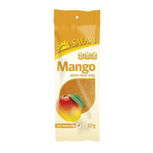 Safari Fruit Roll Mango 80g natural high fiber gluten-free fruit snack pack