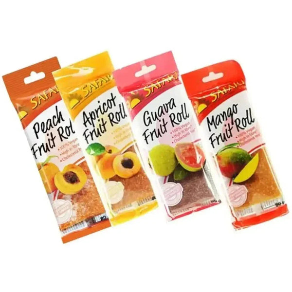 Safari Fruit roll Peach 80g healthy gluten-free fruit snack high in fiber