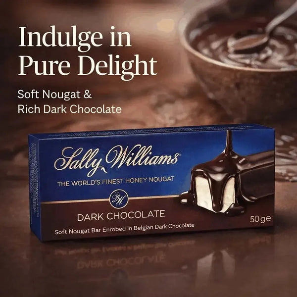 Sally Williams Nougat - Dark Chocolate 50g Bar Facebook Ad