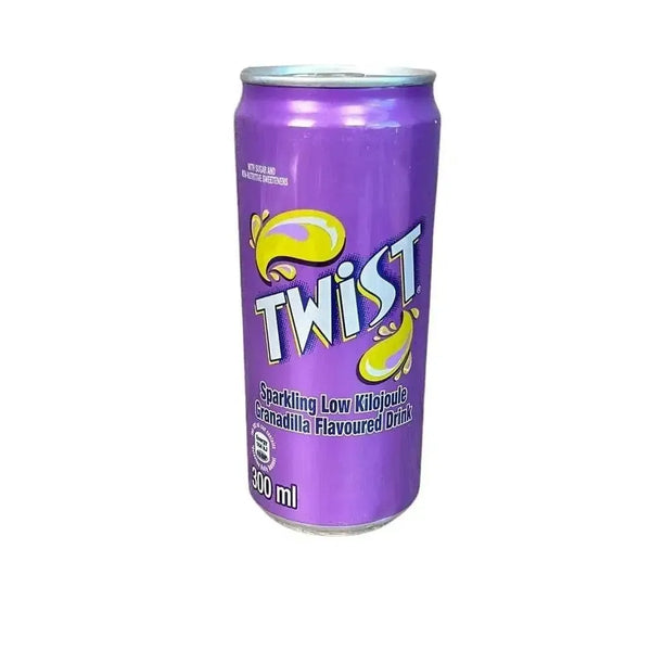 Schweppes Granadilla Twist 300ml bottle showcasing tangy soft drink flavor in South Africa