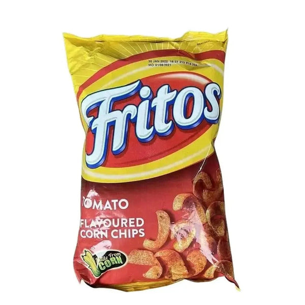 Simba Fritos Tomato 120g bold tomato-flavored crunchy South African corn chips snack