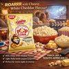 Simba Popcorn White Cheddar 90g bag of kettle-popped popcorn coated with bold white cheddar flavor