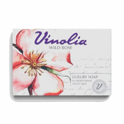 Vinolia Wild Rose luxury soap bar 125g with floral fragrance and moisturizing glycerine for soft skin