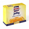 Moir's Jelly Orange 80g box with vibrant orange flavor, easy dessert preparation.