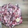 Travel Bag - Light Pink with Purple Roses - Something From Home - South African Shop