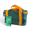 Springbok 6-pack Cooler Bag in green and gold, 600D/PVC material, 6 can capacity, limited edition.